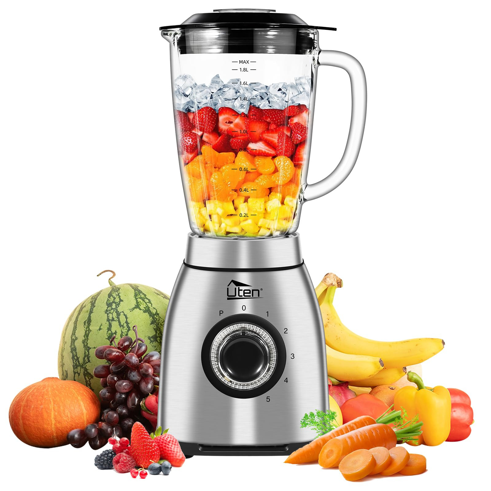 Uten Blender 1800W: Il Frullatore Definitivo per il tuo Post-Workout