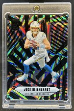 2025 Panini Donruss Elite Justin Herbert Razzle Dazzle #90 Chargers