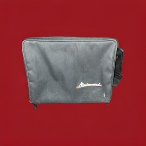 Vintage Musicmovers 30 CD Jewel Case Carrying Storage Case Black With Strap