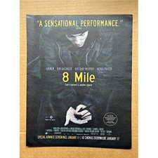 EMINEM 8 MILE POSTER SIZED original music press advert from 2003 - these vintage