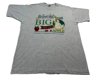 Fruit Of The Loom Big New York Apple T-Shirt | The Empire State | S/XL | Unisex - Bild 1 von 4