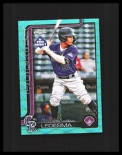2025 Bairon Ledesma Rookie Card - Pro Debut #PDC-192 Green Wave /75 Rockies 