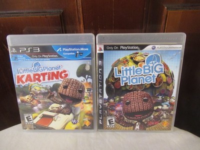 LittleBigPlanet + LittleBigPlanet Karting Sony PS3 Lot of 2