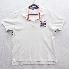 Polo Ralph Lauren US-RL Rescue Patrol Coastal Graphic Polo Shirt Size XL Vintage