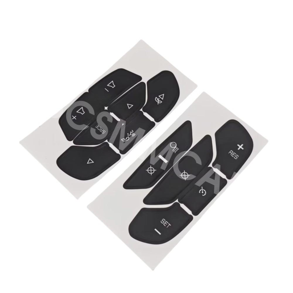 Fit For Cadillac Escalade 2007-2014 Car Sticker Decals For Steering Wheel Button