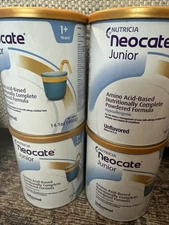 4 Cans NEOCATE Junior Hypoallergenic Formula Unflavored Exp 10/27/2025 FREE SHIP