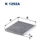 Innenraumfilter Filtron K 1292A Aktivkohlefilter FüR Alfa Giulietta 940FXA1A 940