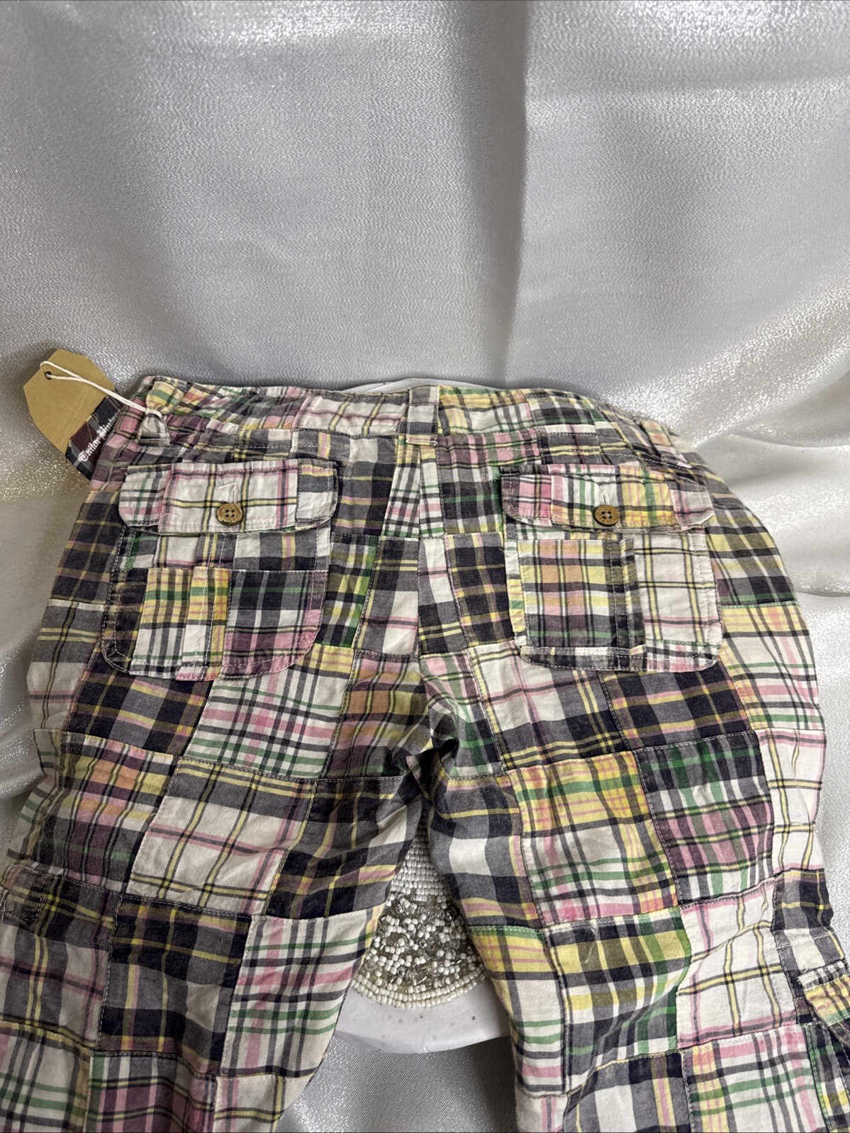 Tailor Vintage Women’s Patchwork Cargo Shorts Bec… - image 7