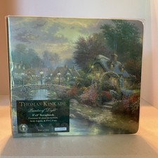 Scrapbook THOMAS KINKADE Painter of Light 8x8" w/ 10 Sheet Protectors - New