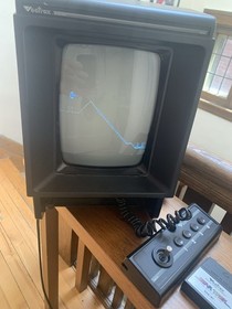 Vectrex GCE Console 1982 Verynice  w/4 Games Scramble StarTrek Armor