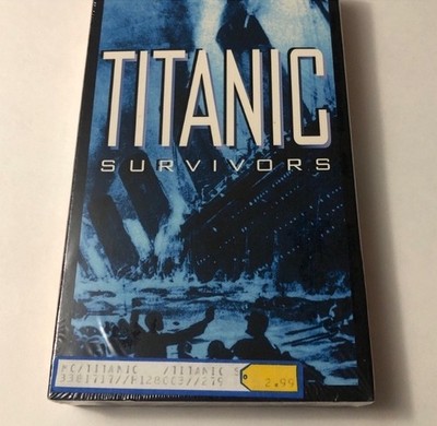 Titanic Survivors VHS 1998 Movie Sealed New Rare 1912 Nickelodeon Footage News