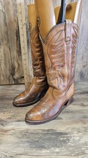 Vintage Brown Cowboy Boots Women s Size 7 B