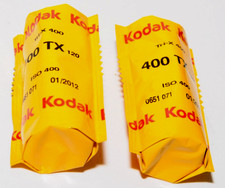 KODAK 120 ROLL FILM-2 ROLLS-TRI-X 400-UNOPENED