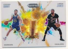 STEPHEN CURRY LEBRON JAMES 2024/25 PANINI PRIZM BLACK 1 COLOR BLAST DUAL MINT SP
