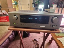 Denon AVR-686 7.1 Ch A/V Receiver Dolby Digital DTS Silver Radio Tuner