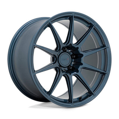 18x9.5 TSW Kemora Gloss Dark Blue Wheels 5x100 (38mm) Set of 4