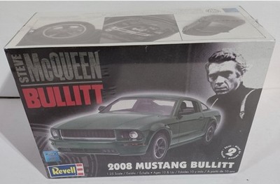 Revell 1:25 Scale Steve McQueen Bullitt 2008 Ford Mustang GT Model Kit, NIP
