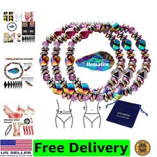 Magnetic Healing Bracelet Adjustable Hematite Bracelet for Lymph Drainage, ...