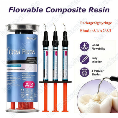 Dental Composite Resin Flowable Light A1/2/3 Restorative T COM FLOW Nanohybrid