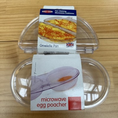 Mikrowelle Eierpochierer und Omelett Pfanne Lakeland Easy-Cook