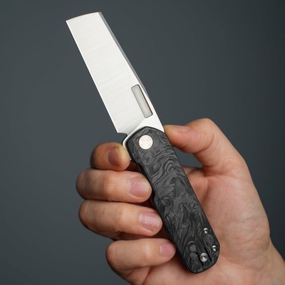 Vero Engineering Avid 2 Marbled Carbon Fiber / S45VN Titanium Liner Lock BNIB