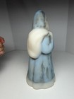 Fenton Glass Santa Clause 8” Satin White, Hand Painted — photo 7
