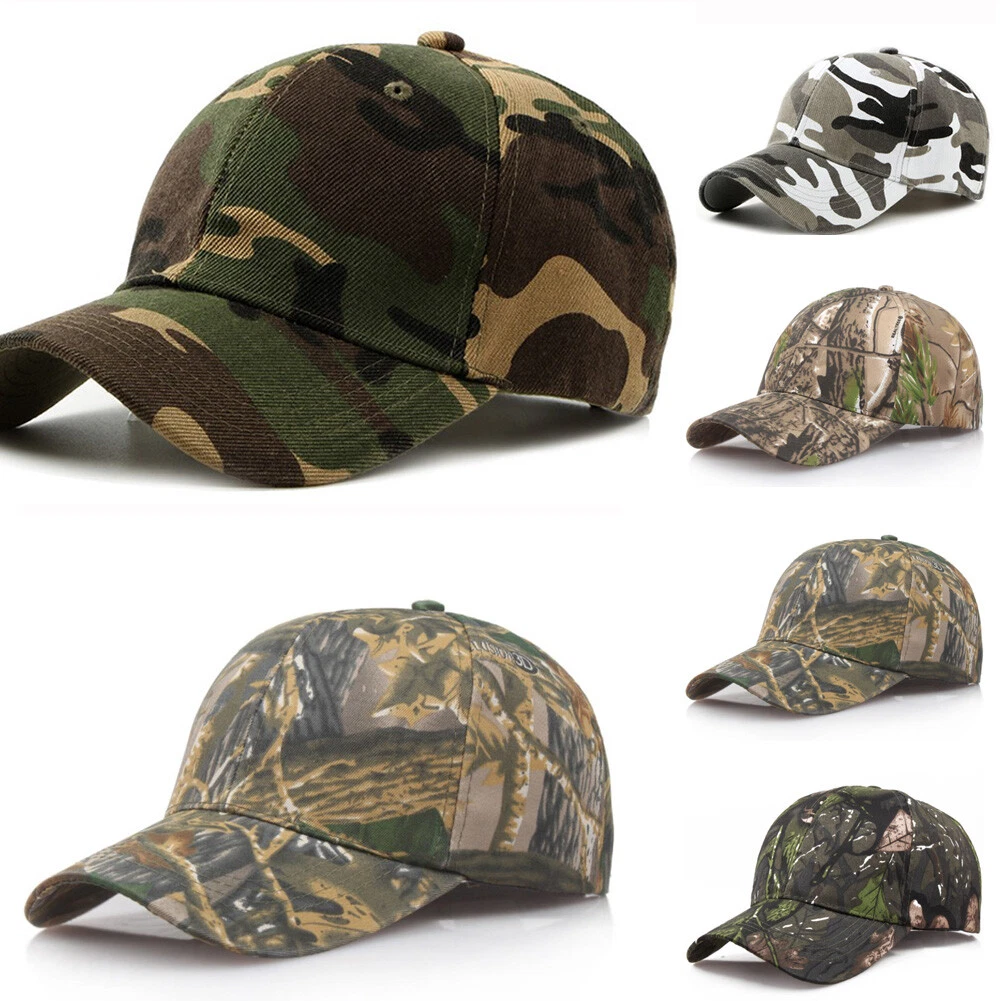 Outdoor Sunscreen Cap Jungle Camouflage Cap Men Women Camo Baseball Cap Hat  Hot