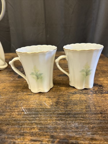 Tetera vintage RS Prussia China con 4 tazas - Imagen 6 de 11