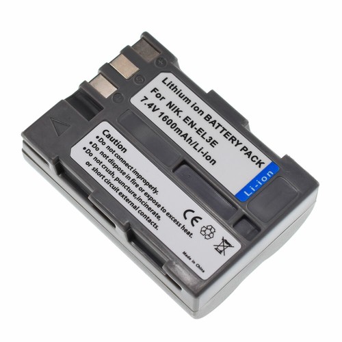 Battery or Travel Charger for Nikon EN-EL3e MH-18a & Nikon D50 D80 DSLR Camera - Picture 10 of 33