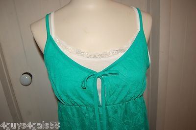 Womens BRIGHT GREEN HI-LOW SUMMER DRESS Double Strap Racerback M 8-10 | eBay