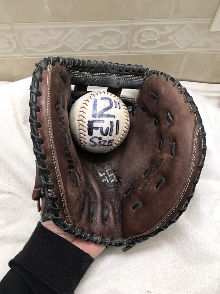 "Guante para receptores de softbol de 34"" roto en ajuste apretado SOFPCM que vale la pena cerrar lanzamiento derecho" Foto 3 de 4