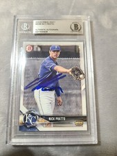 Nick Pratto Signed 2018 Bowman Royals BAS