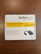 StarTech USB-C to VGA Adapter with Charge Port