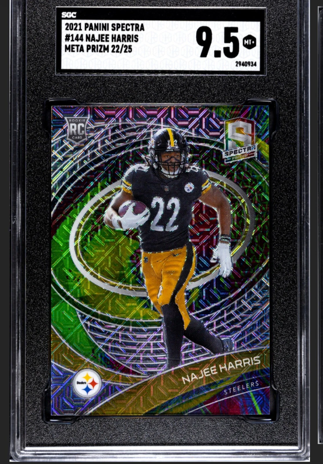 Najee Harris Panini Spectra #144 Meta