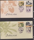 Australia 1986 Cook's Voyage set 4 PSE -  National Herbarium APM16950 & 16969