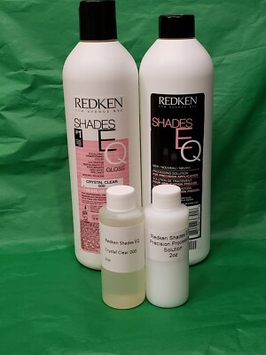 Redken Shades EQ Crystal Clear Gloss Set - 2 oz. Duo - Fast Ground Shipping!