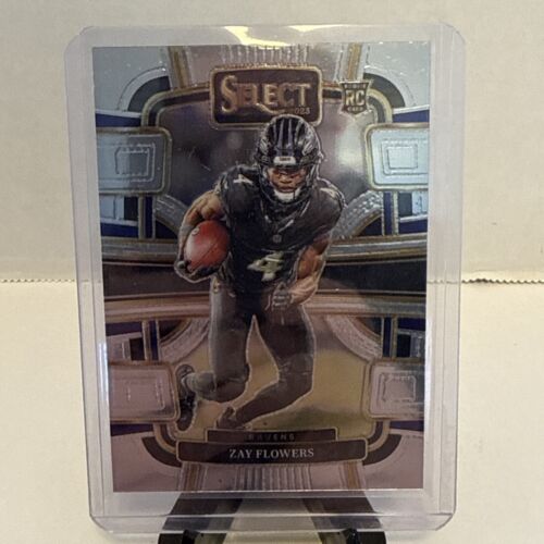 2023 Panini Select Silver Rookie #8 Zay Flowers Baltimore Ravens