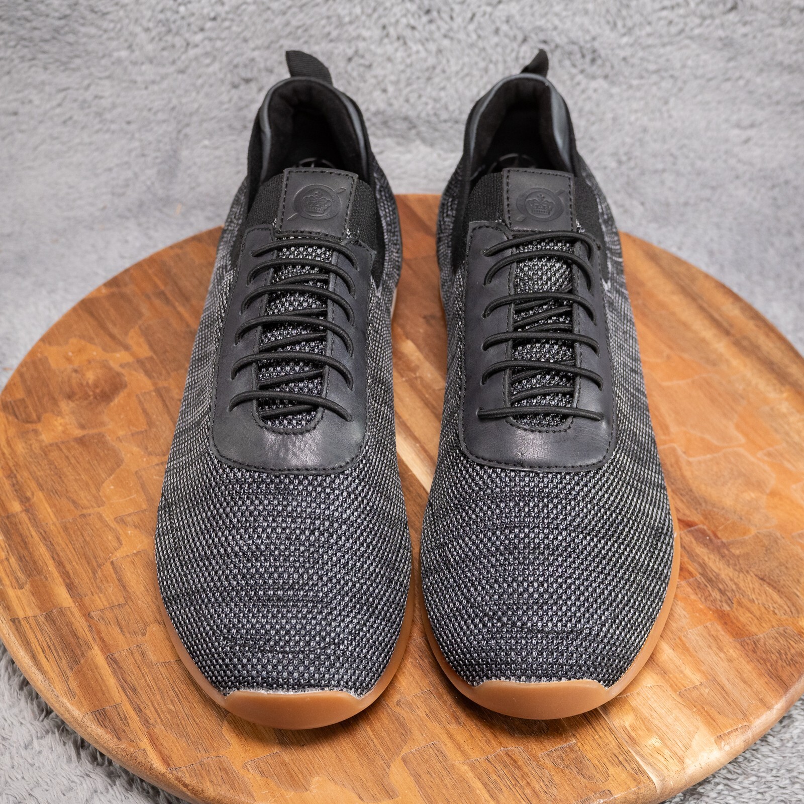 SAOLA Born Barrett Sneakers Casual Uomo 12 M Nero Nero Grigio Suola in Gomma