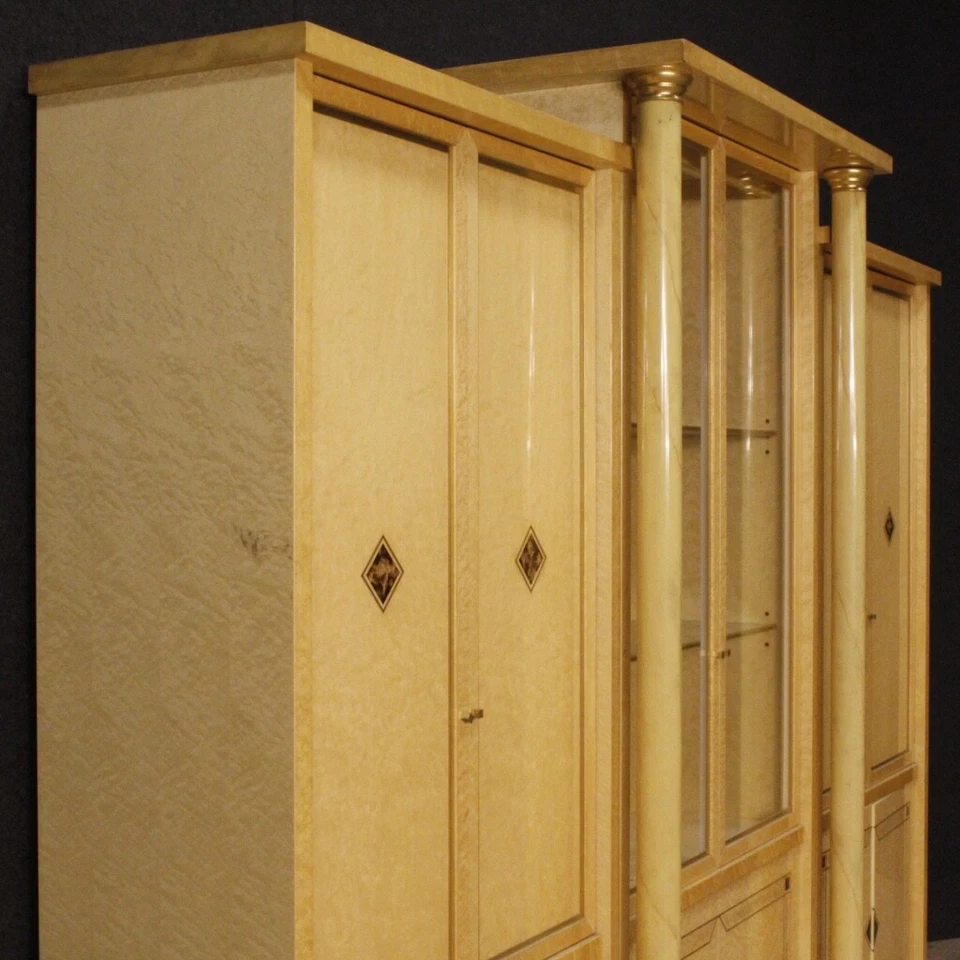 Librería Italiana Armario Vitrina Estilo Antiguo Salón 900 Muebles Madera Foto 4 de 4