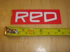 Burton RED Snowboard Helmet STICKER Decal NEW R.E.D.