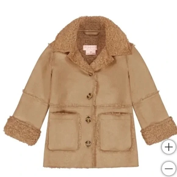 NEW Biscotti Girls Faux Suede Brown Jacket – Cozy & Stylish | 3T, 4T & 5T NWT - Image 3 of 4