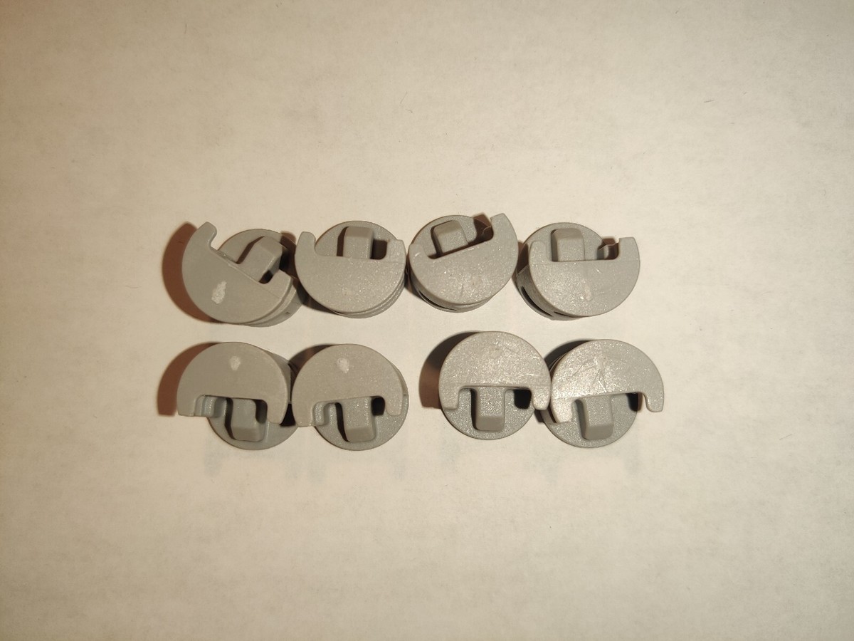 Ikea Plastic cam lock nuts, Part # 119030 118224, gray (8 pack
