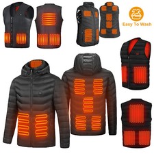 Winter Electric Heated Vest Heated Jacket Heated Jacket USB Coat  Power Bank