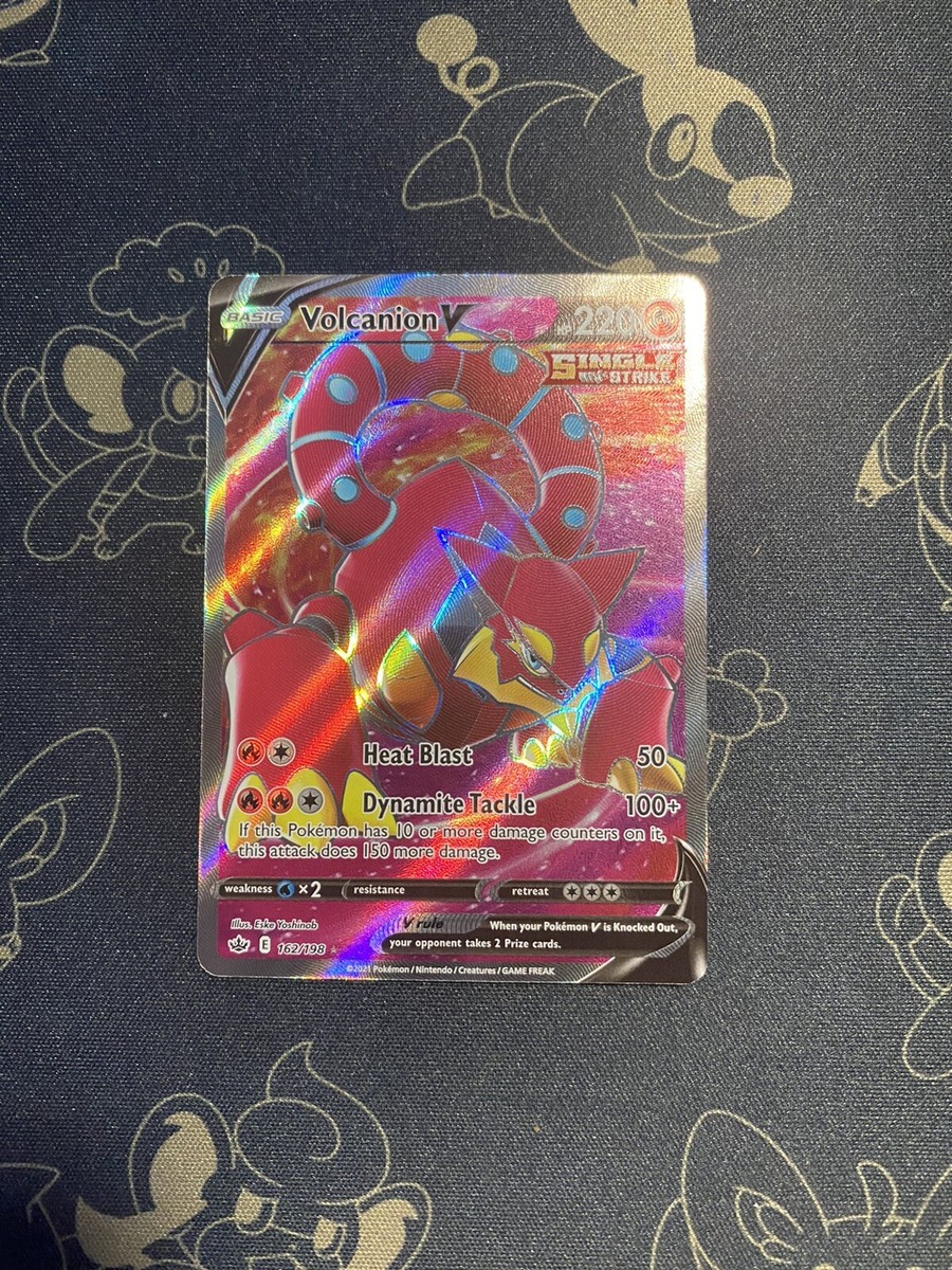 Pokmon TCG Volcanion V Chilling Reign 162/198 Holo Full Art