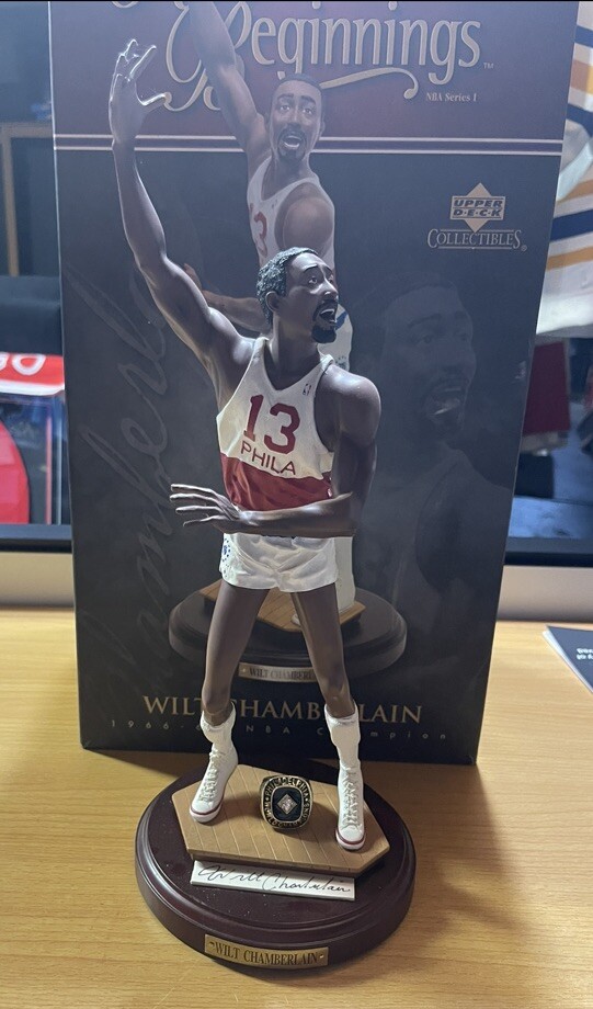 スポーツ Upper Deck Wilt Chamberlain Beginnings Signed Wilt Chamberlain 1966-67 