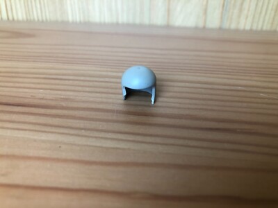 Lego Headgear Helmet 193a2 Light Gray Grau Helm Ritter Castle DEFEKT BROKEN