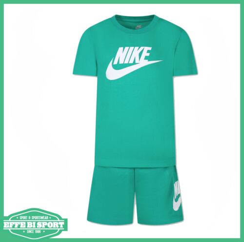 Completo Nike Sportswear bambino maglia manica corta e shorts set casual sport - Foto 1 di 4