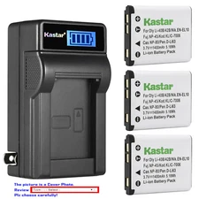 Kastar Battery LCD Wall Charger for Li-42B NP-45 & Sanyo Xacti VPC-T1495 Camera
