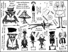 Unmounted Rubber Stamp Plate, Unmounted/Uncut Pink Rubber Stamps