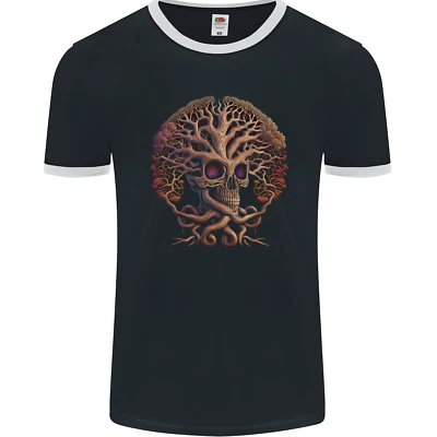 Tree Schädel Herren Ringer Maglietta - Bild 1 von 2